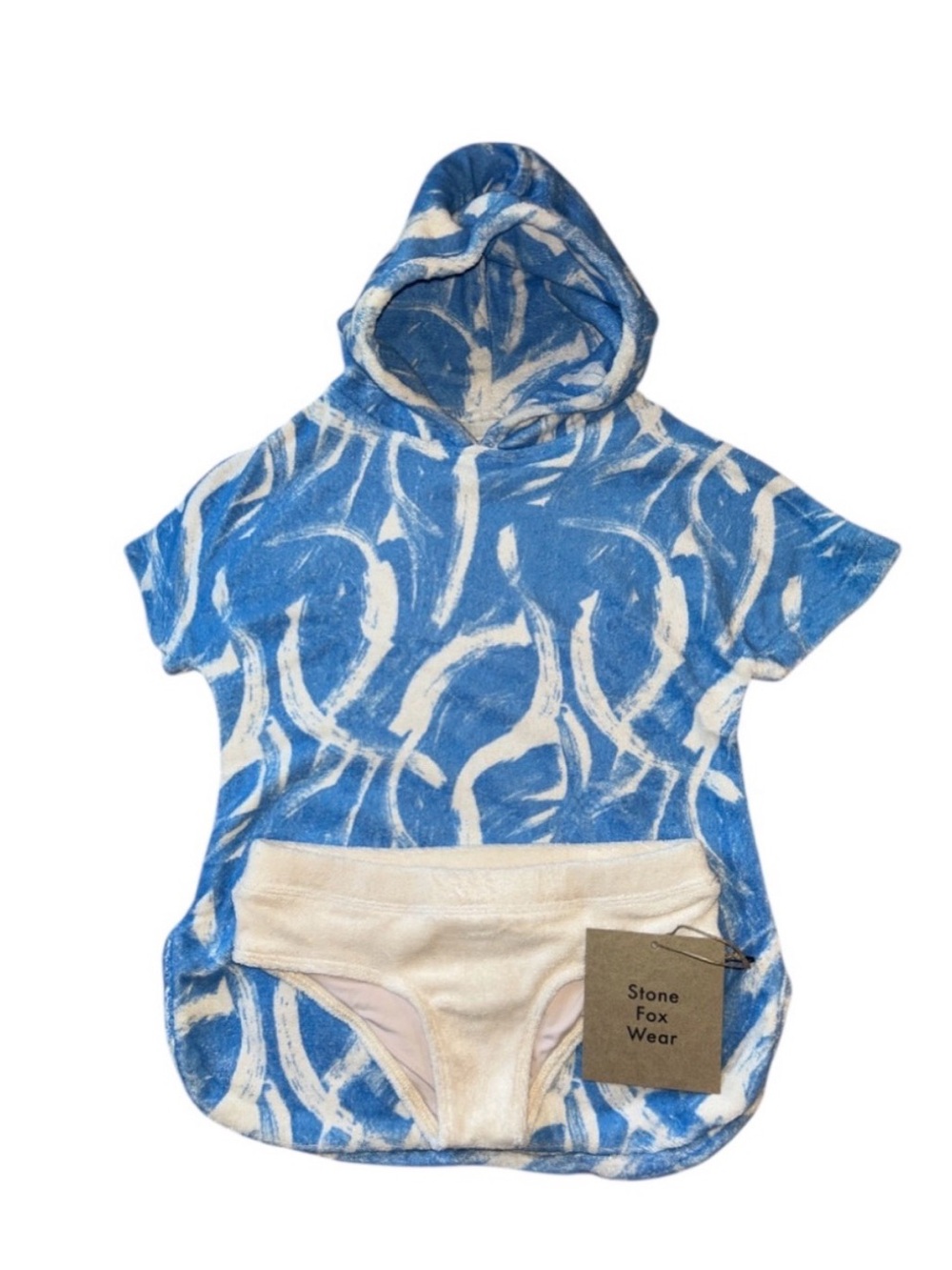 Stone Fox Swim Wear French Terry Swimsuit Coverup &  bottoms boden style